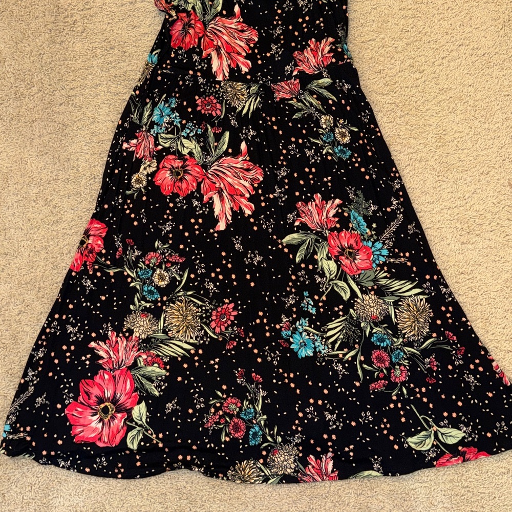 24/7 Maurices Floral Sleeveless Dress - Picture 12 of 13